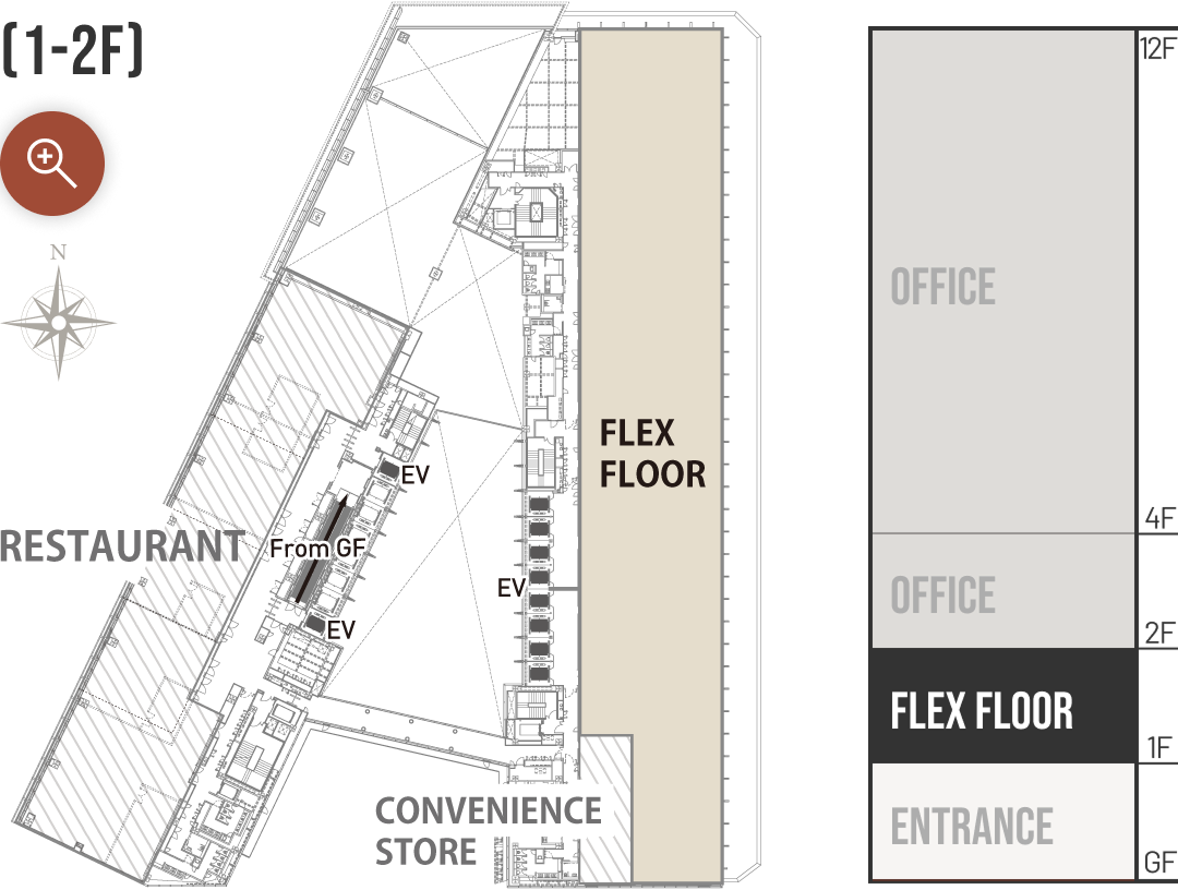 (1-2F) Floor Map