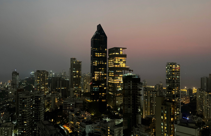 Night view in Worli