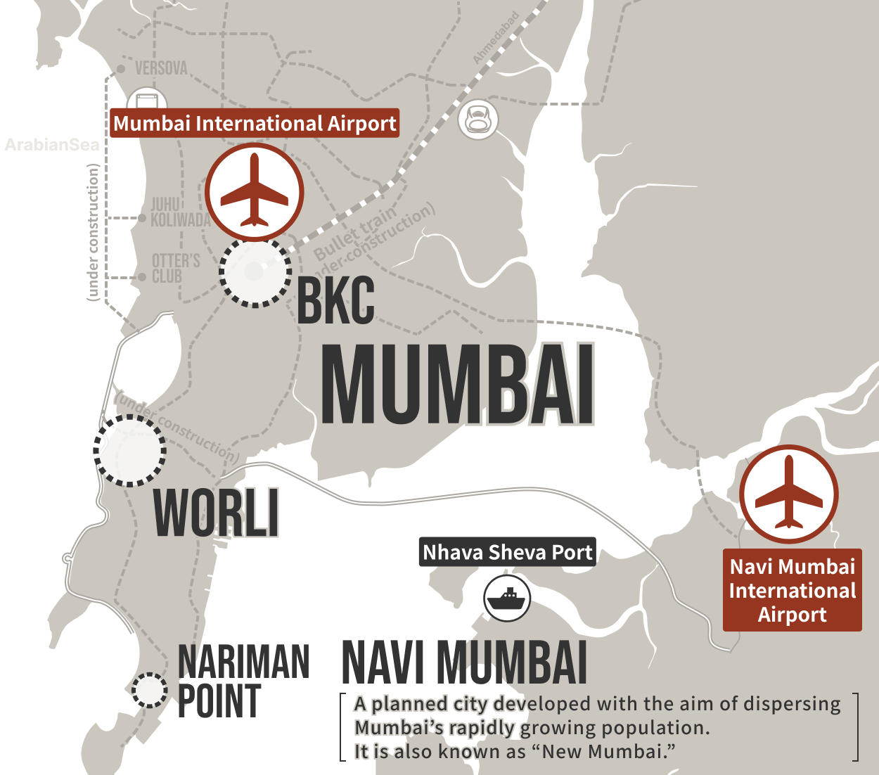 Map of Transportation Infrastructure (Airport)
