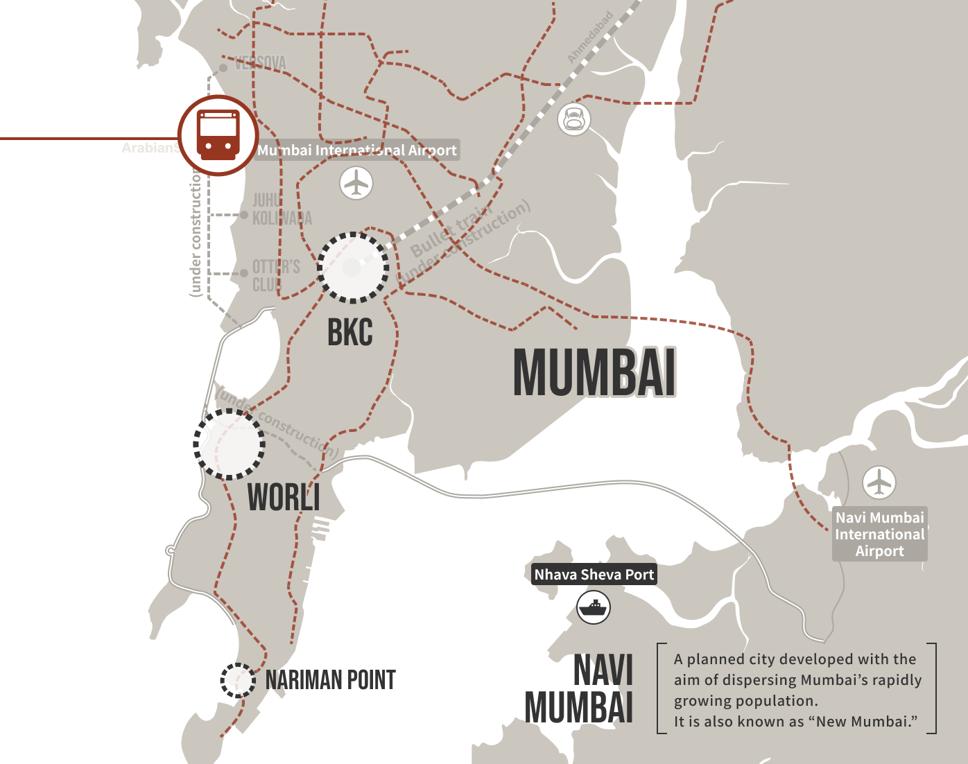Map of Transportation Infrastructure (Airport)