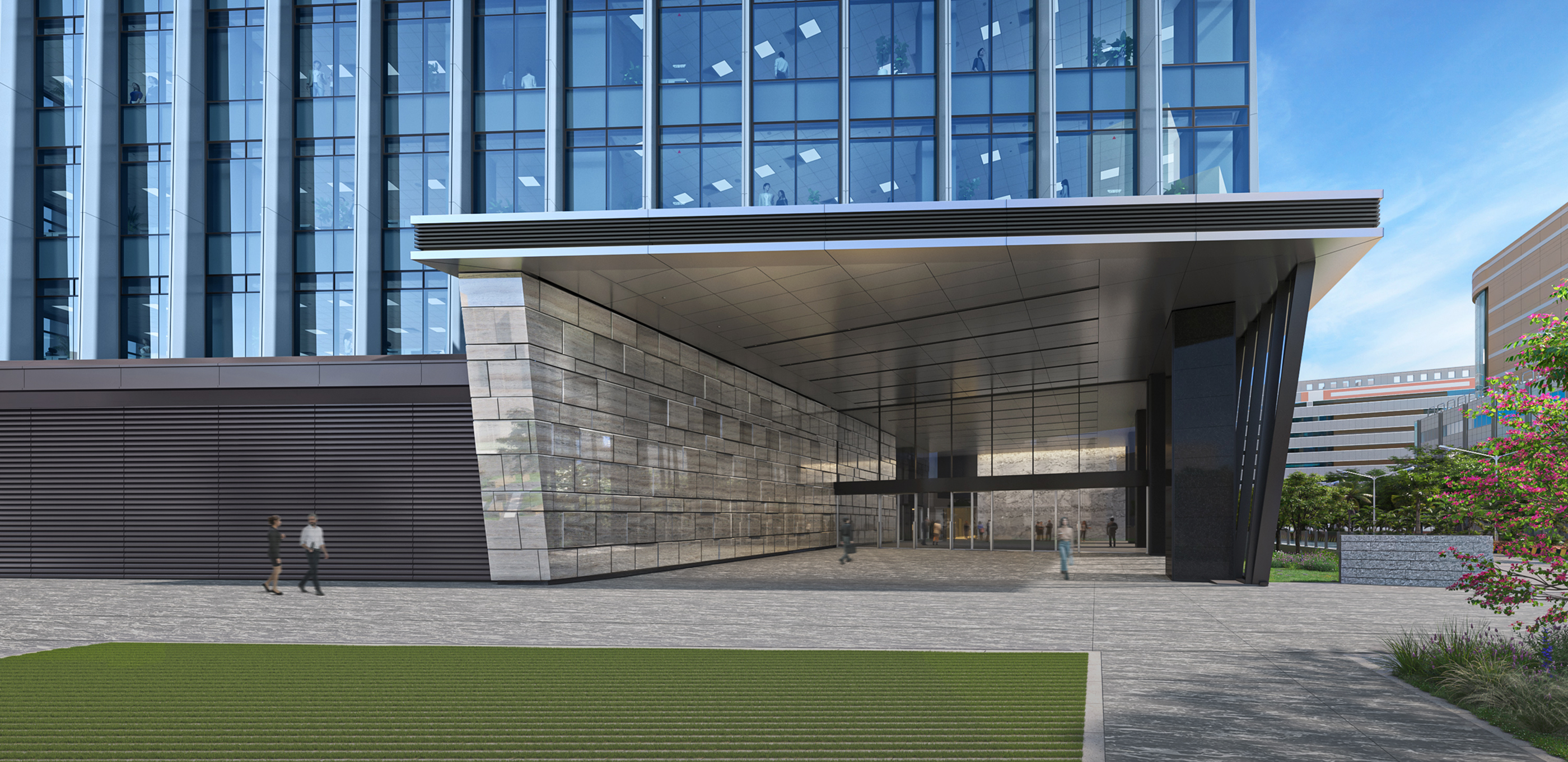 ムンバイBKC地区の俯瞰イメージ