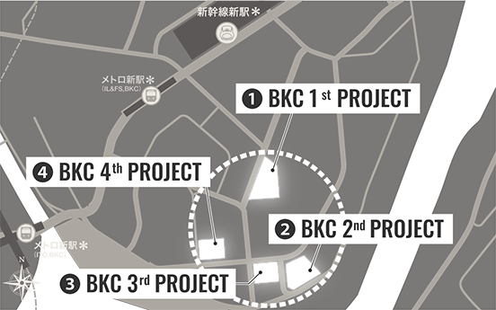 BKCエリアマップ