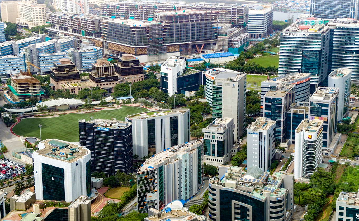 BKC地区上空より