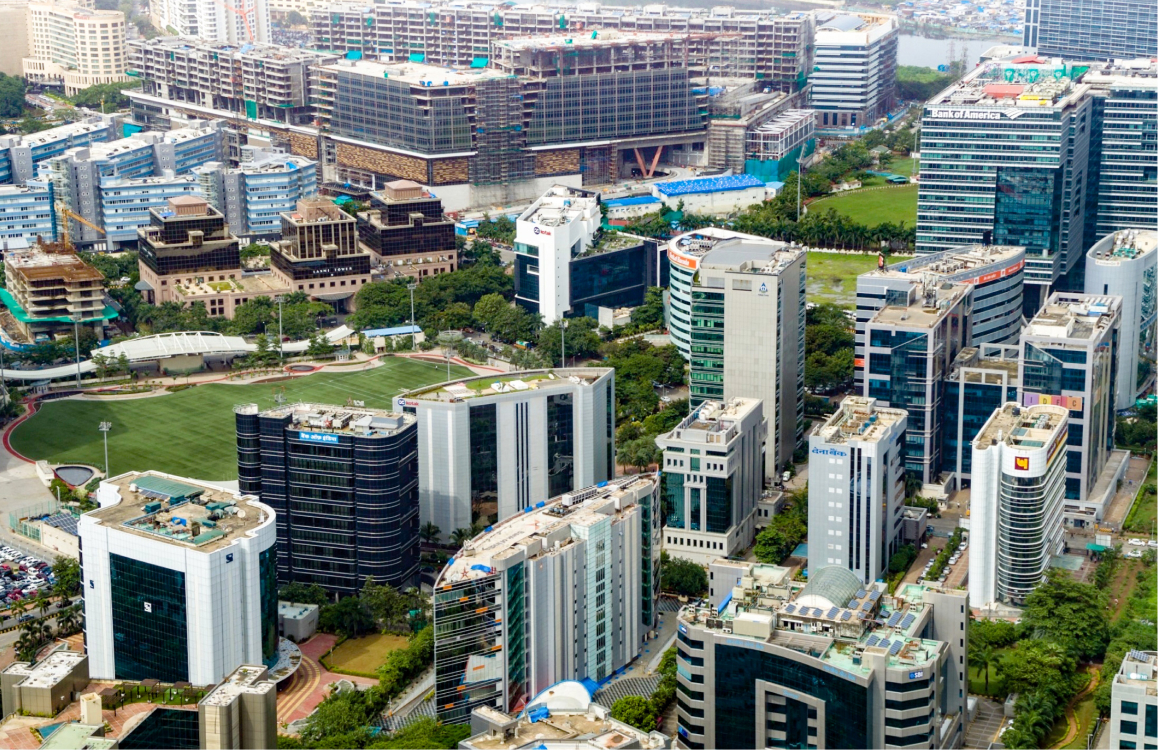BKC地区上空より
